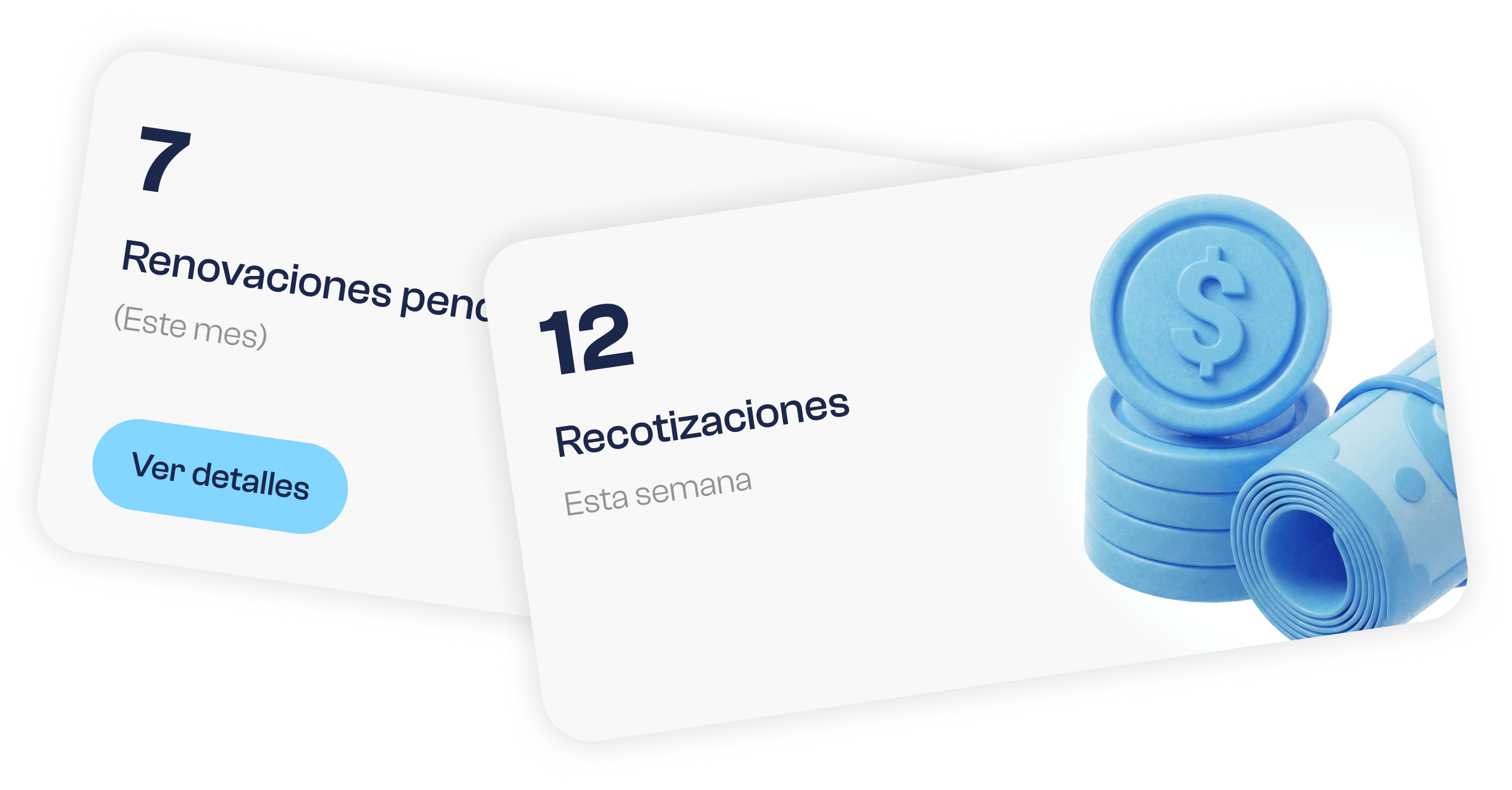 Dashboard de American Pass con renovaciones pendientes y recotizaciones.